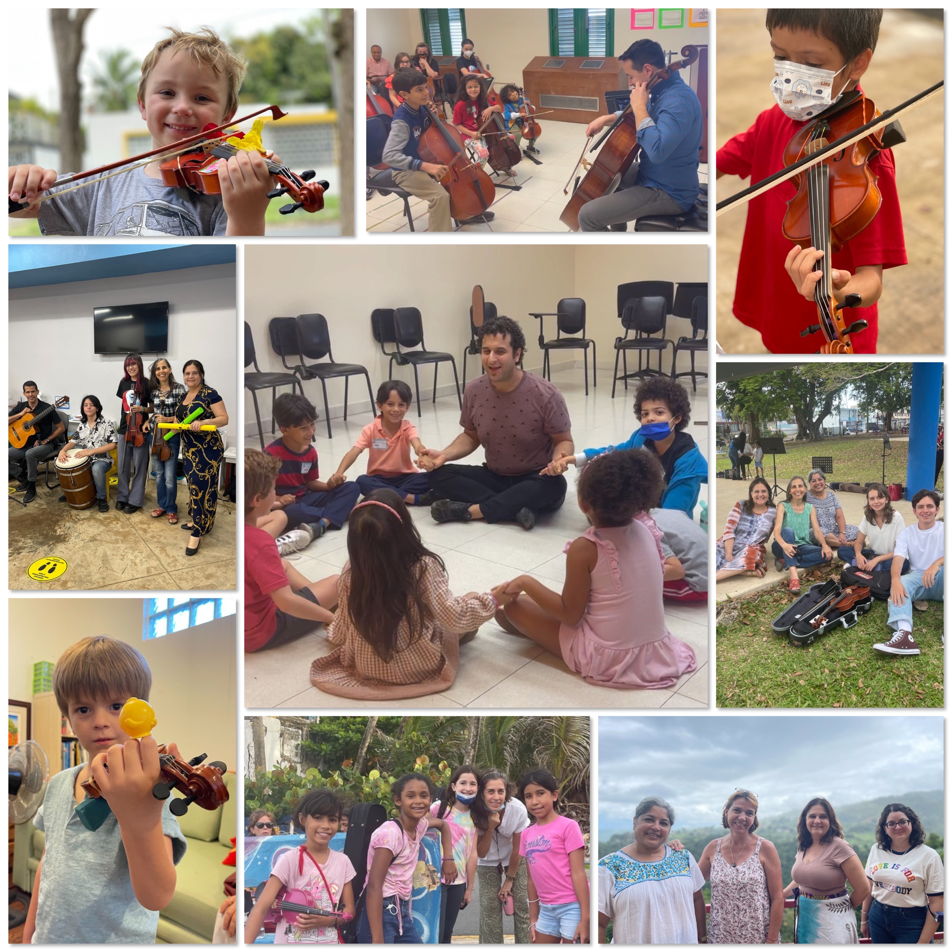 Facultad, estudiantes, talleres y proyectos de Música por Amor 